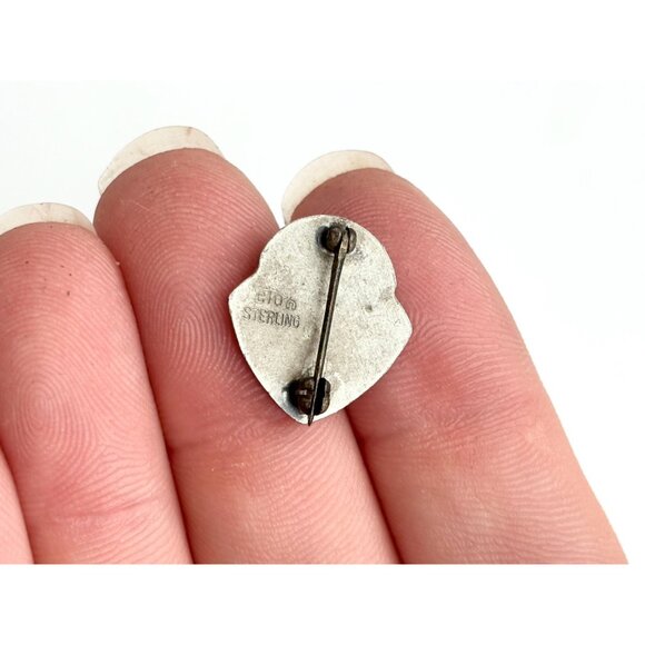 Sterling "Service to Humanity Boone Memorial Hospital" Vintage Brooch Lapel Pin - Picture 8 of 8